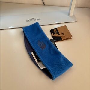 The North Face Blue and Purple Fleece Headband